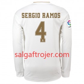 Real Madrid Fodboldtrøjer Sergio Ramos 4 Hjemmebanesæt 2019/20 Langærmet